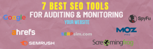 seo tools for auditing and monitoring website performane