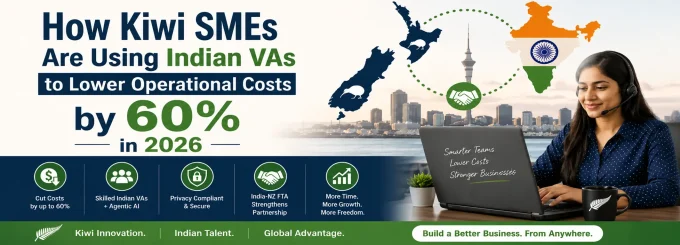How New Zealand SMEs Are Using Indian VAs to Lower Operational Costs by 60% in 2026